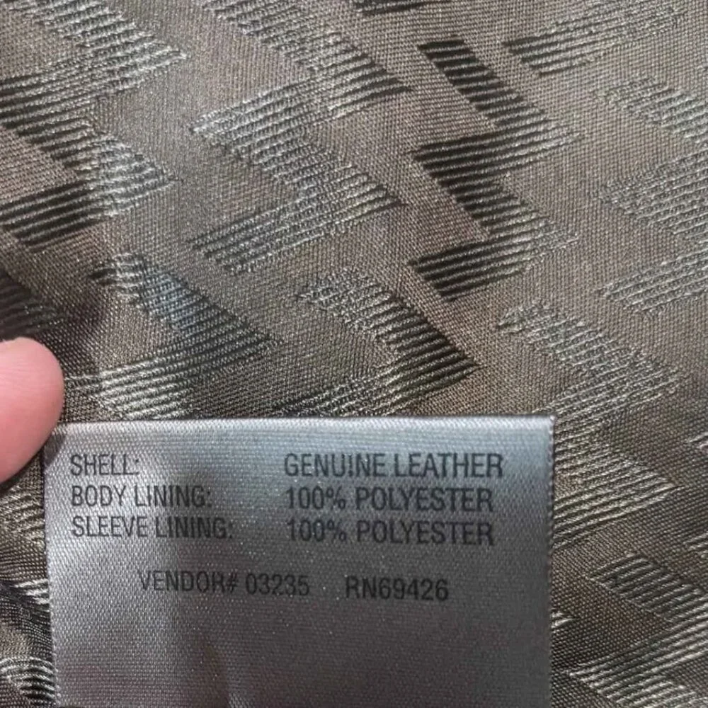 Wilsons Leather Vintage Jacket Size Medium Brown - Picture 6 of 10